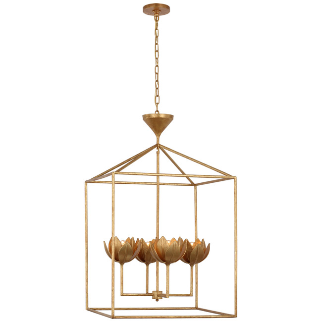 Alberto Open Cage Lantern Pendant by Visual Comfort Signature