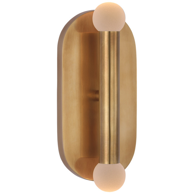 Rousseau Dual Orb Bathroom Vanity Light by Visual Comfort Signature