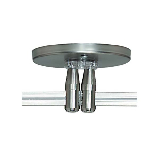 Monorail 4 Inch Round Canopy Dual Feed by Visual Comfort Modern