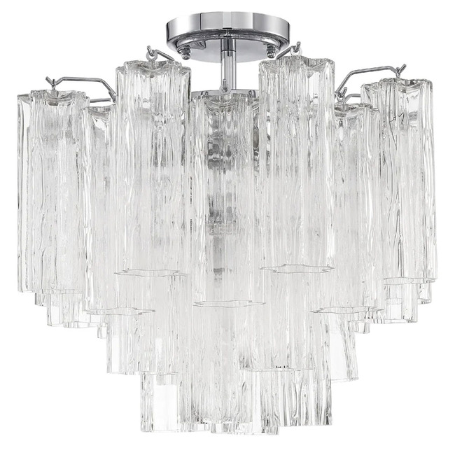 Addis Semi Flush Ceiling Light by Crystorama