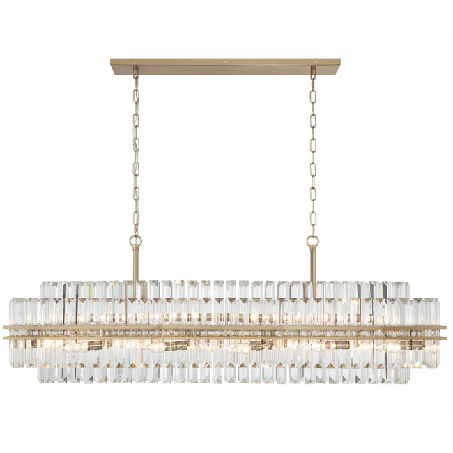 Hayes Linear Chandelier by Crystorama