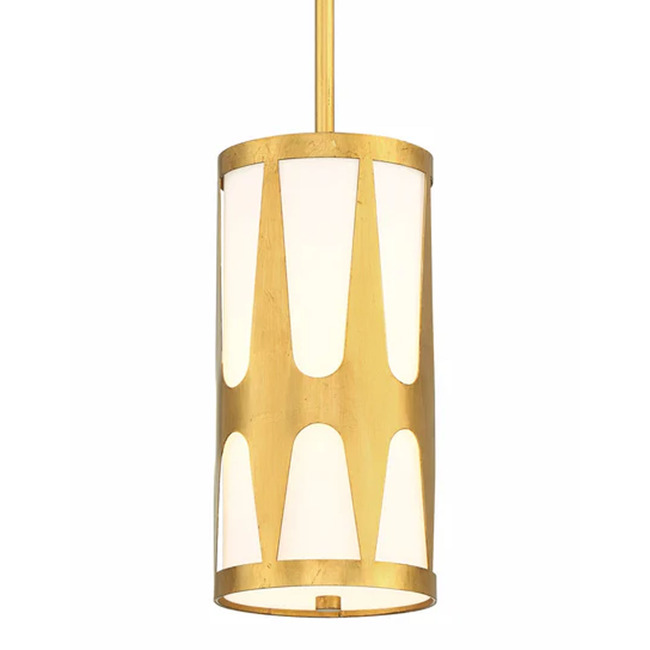 Royston Cylinder Pendant by Crystorama