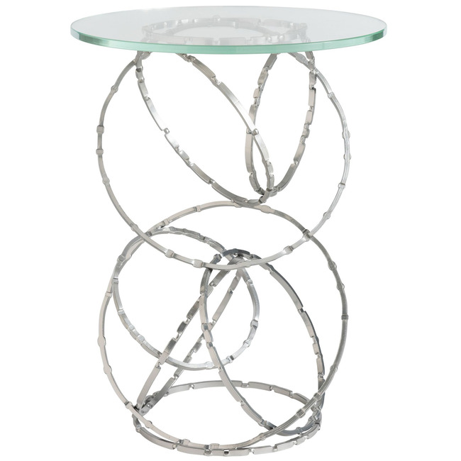 Olympus Glass Top Accent Table by Hubbardton Forge