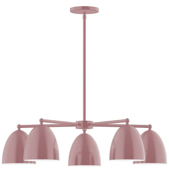 J-Series Jill Stem Hung 5-Light Chandelier by Montclair Light Works