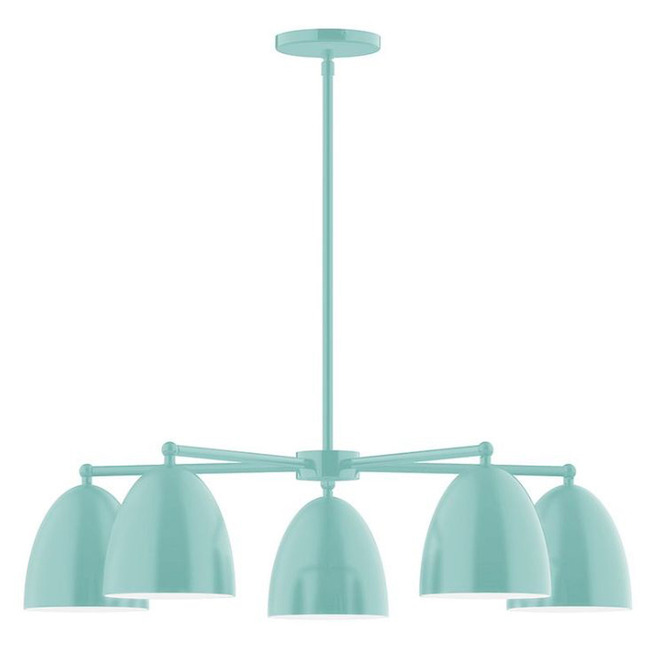 J-Series Jill Stem Hung 5-Light Chandelier by Montclair Light Works
