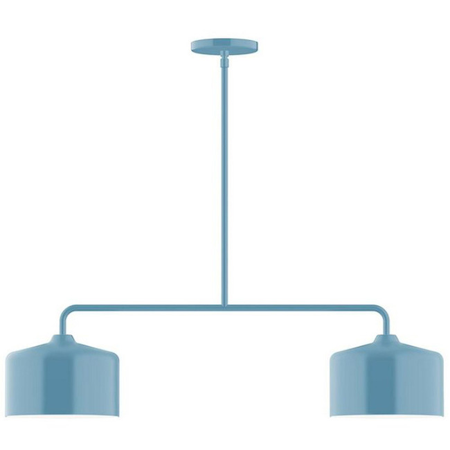 J-Series Julia Stem Hung Linear Multi-Light Pendant by Montclair Light Works