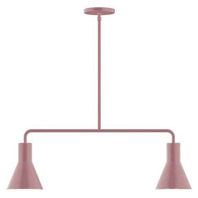 Axis Flare Stem Hung Linear Multi-Light Pendant by Montclair Light Works