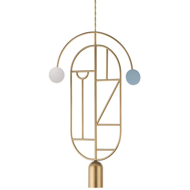 Wooden Dots WD07 Pendant by Nomon