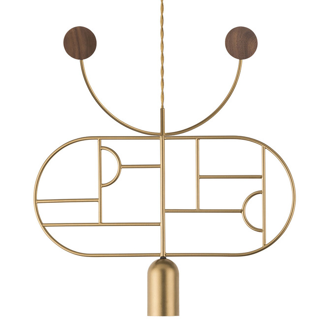 Wooden Dots WD08 Pendant by Nomon