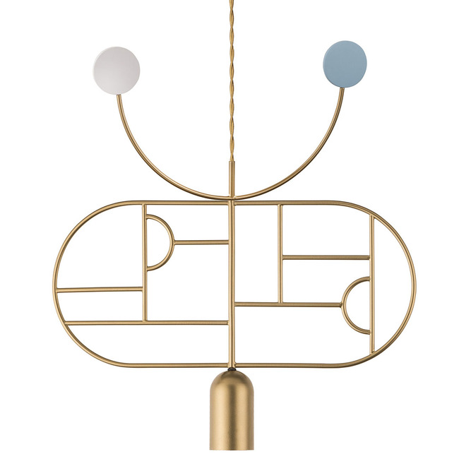 Wooden Dots WD08 Pendant by Nomon