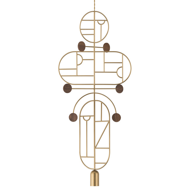 Wooden Dots WDS19 Pendant by Nomon