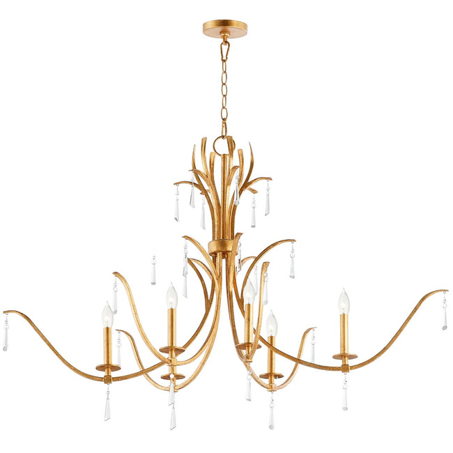 Majesty Ellipse Chandelier by Quorum