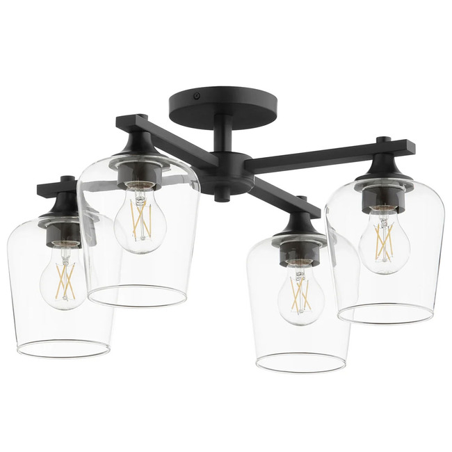 Veno Semi Flush Ceiling Light by Quorum