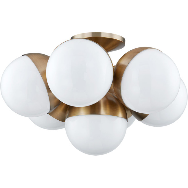 Cupertino Semi Flush Ceiling Light by Troy Lighting