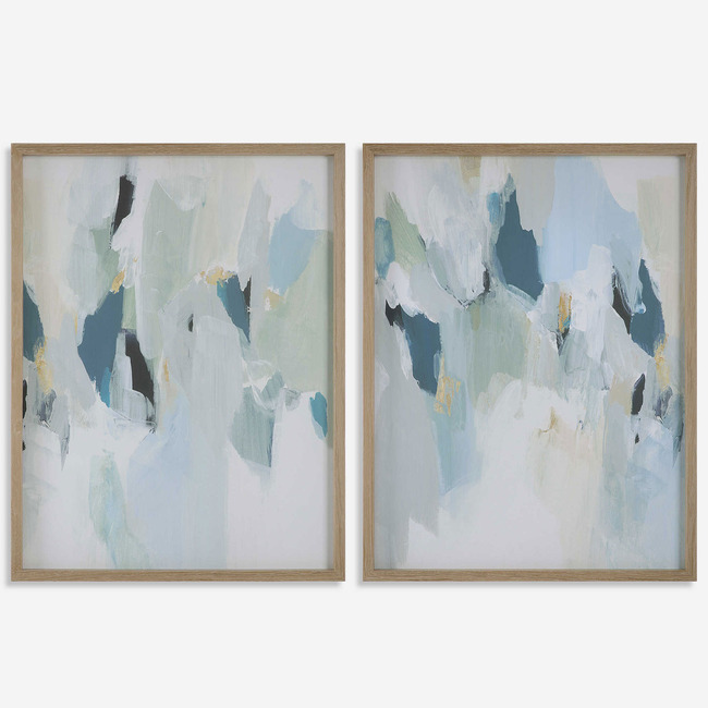 Seabreeze Framed Canvas Set of 2 by Uttermost