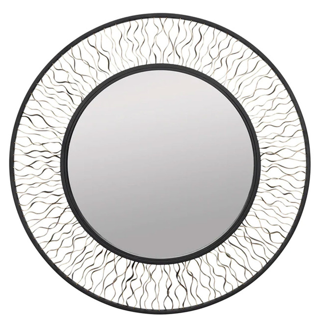 Estela Round Mirror by Varaluz