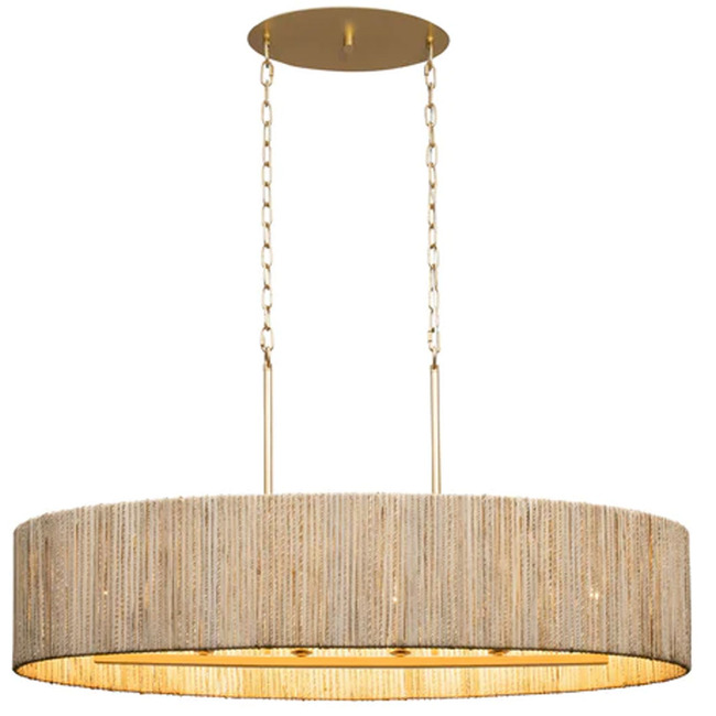 Jacob Linear Oval Pendant by Varaluz