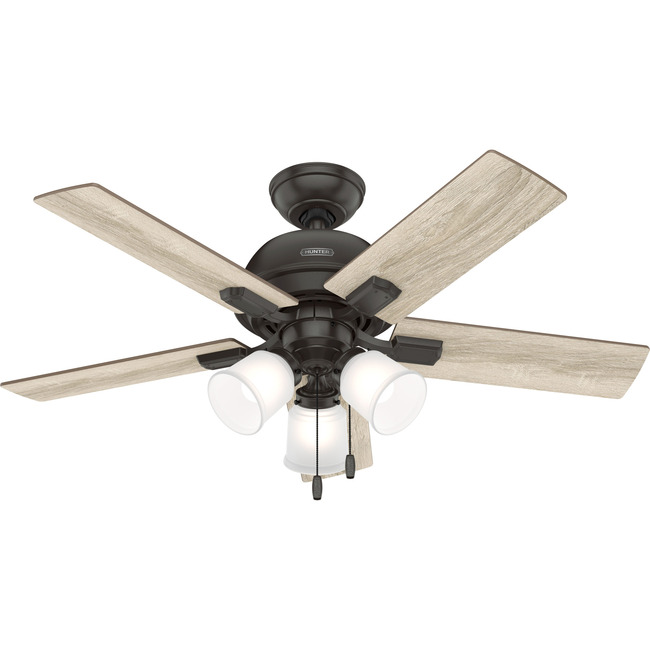 Crystal Peak Ceiling Fan with Light by Hunter Fan