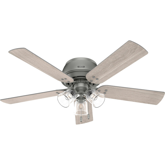 Shady Grove Low Profile Ceiling Fan with Light by Hunter Fan