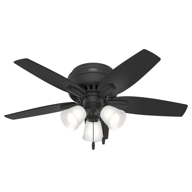 Newsome Low Profile Ceiling Fan with Light by Hunter Fan