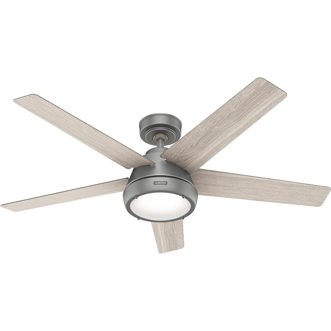 Burroughs Ceiling Fan with Light and Remote by Hunter Fan
