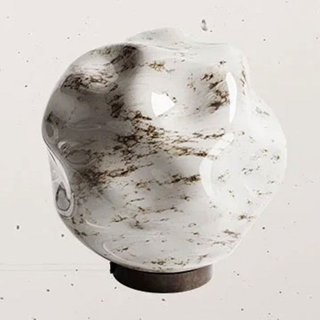 Stone Table Lamp by Il Fanale