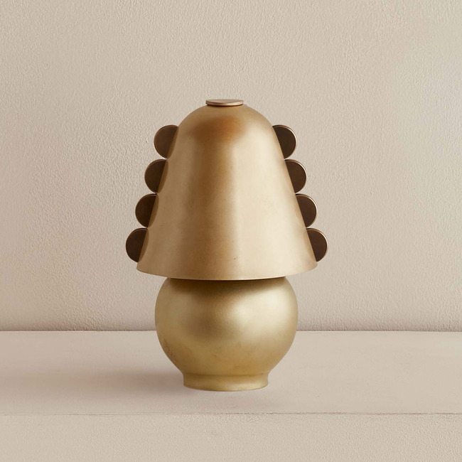 Brass Calla Portable Table Lamp by In Common With