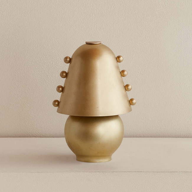 Brass Gemma Portable Table Lamp by In Common With