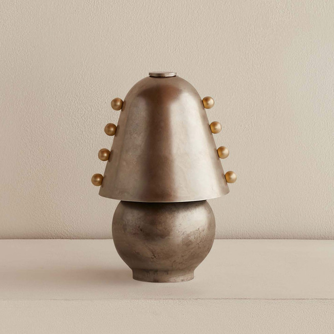 Brass Gemma Portable Table Lamp by In Common With