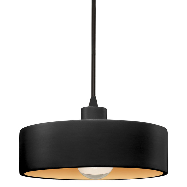 Dish Carbon Pendant by Justice Design