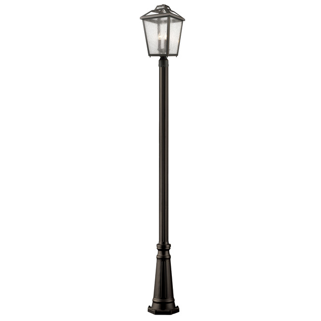 Bayland Outdoor Post Light with Round Post/Hexagon Base by Z-Lite