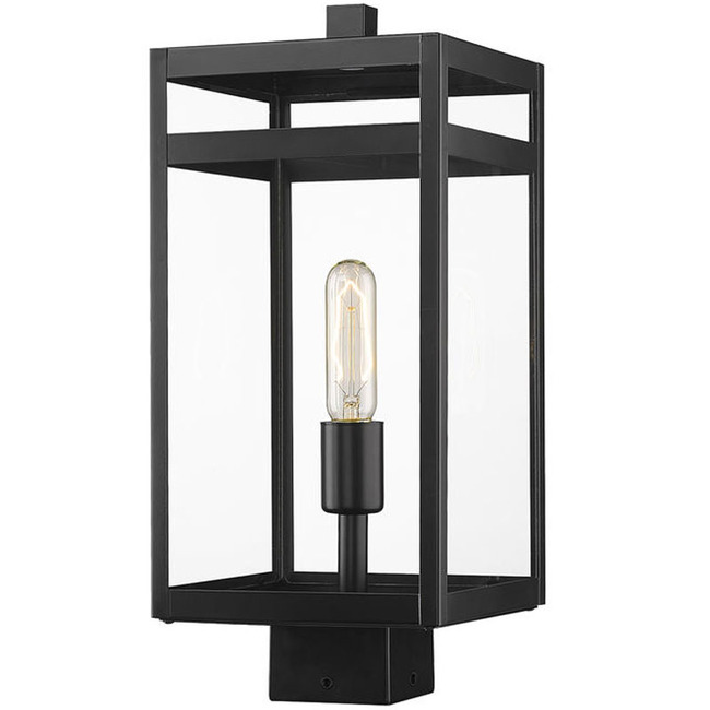 Nuri Outdoor Post Light with Square Fitter by Z-Lite