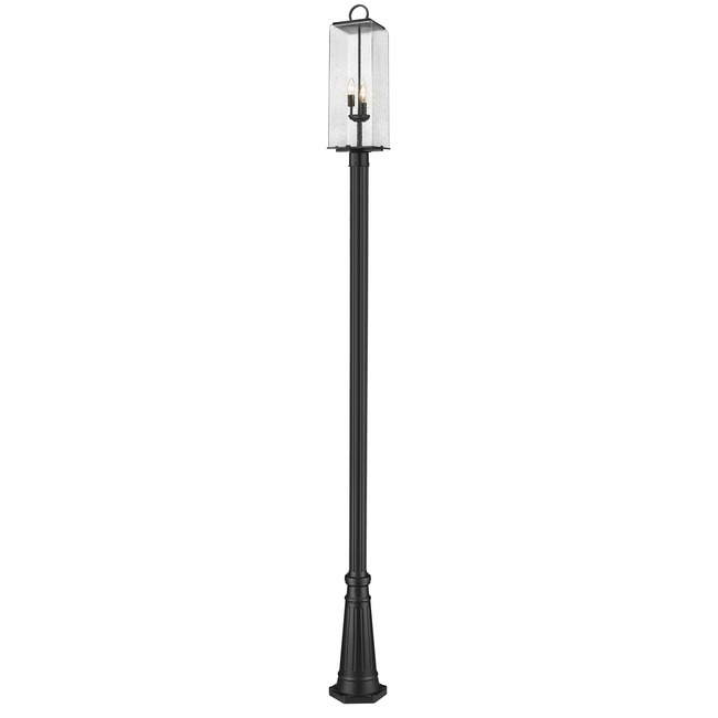 Sana Outdoor Post Light with Round Post/Hexagon Base by Z-Lite