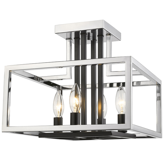 Quadra Semi Flush Ceiling Light by Z-Lite