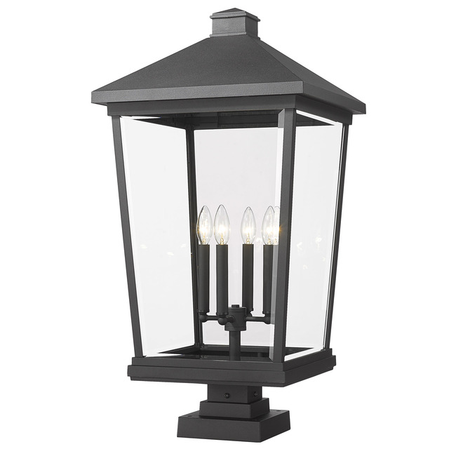 Beacon Outdoor Pier Light with Square Stepped Base by Z-Lite