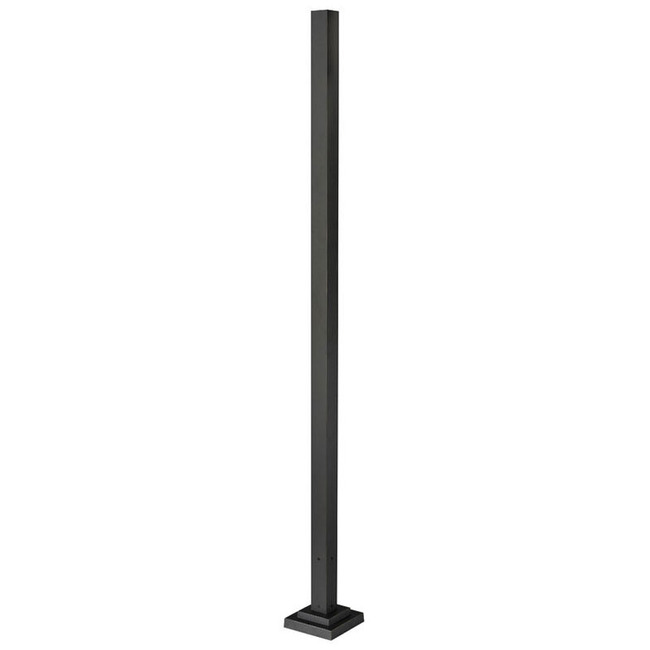 Outdoor Square Post with Stepped Base - 8 Foot by Z-Lite