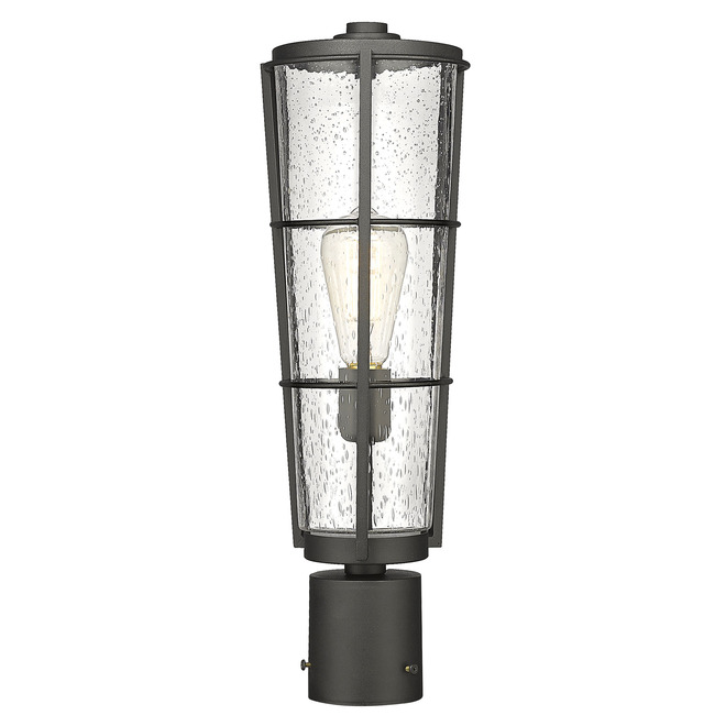 Helix Outdoor Post Light with Round Fitter by Z-Lite