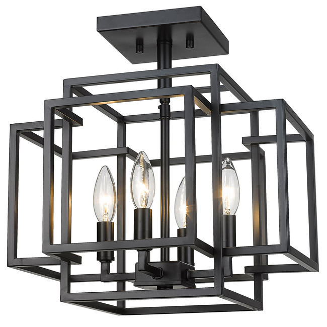 Titania Semi Flush Ceiling Light by Z-Lite
