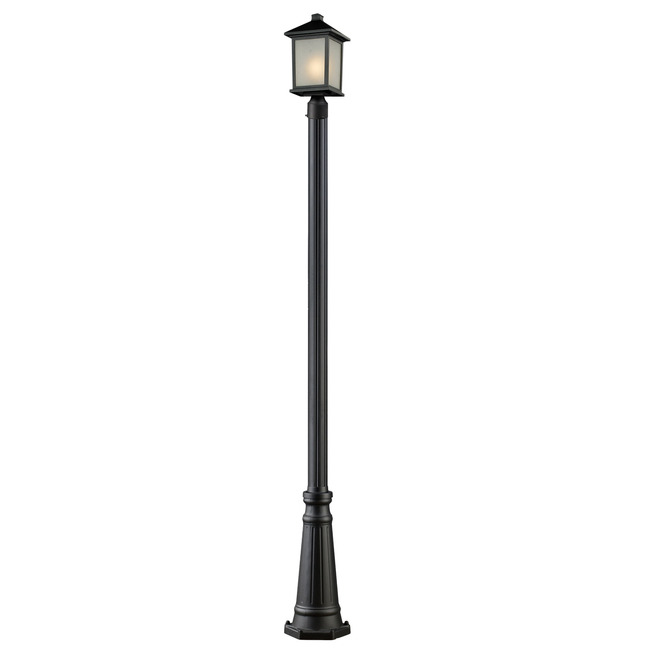 Holbrook Outdoor Post Light with Round Post/Hexagon Base by Z-Lite