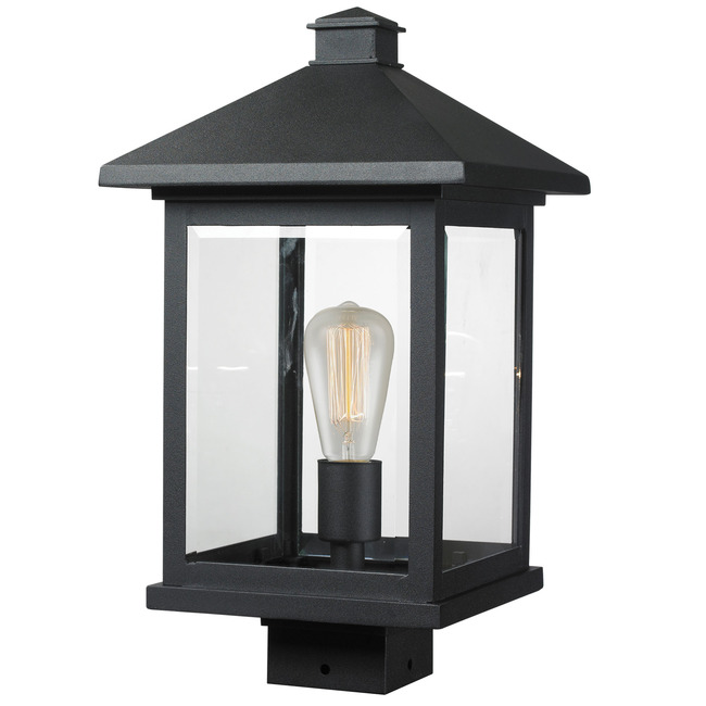 Portland Outdoor Post Light with Square Fitter by Z-Lite