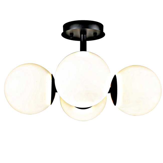 Midnetic Semi Flush Ceiling Light by Z-Lite