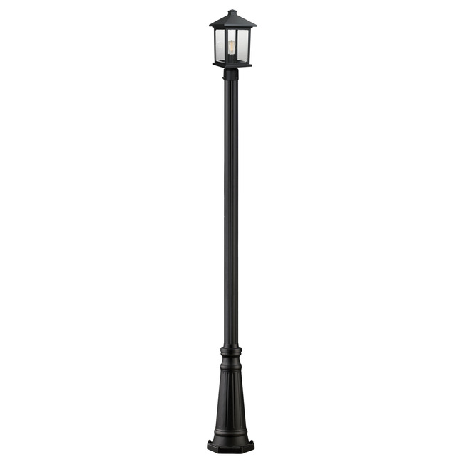 Portland Outdoor Post Light with Round Post/Hexagon Base by Z-Lite