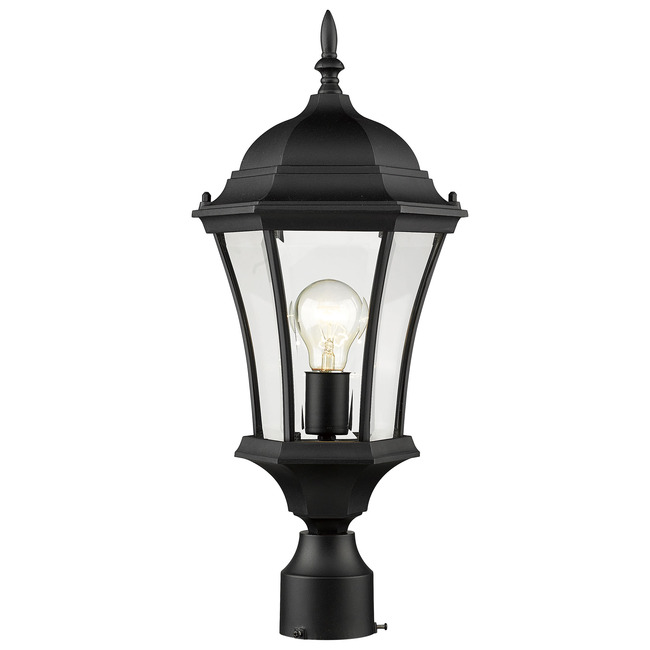 Wakefield Outdoor Post Light with Round Fitter by Z-Lite