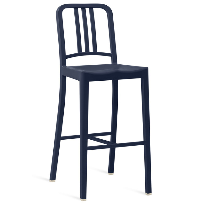 111 Navy Collection Bar/ Counter Stool by Emeco