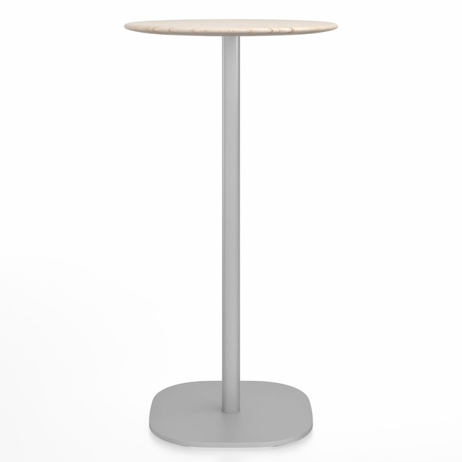 2 Inch Flat Base Bar Round Table by Emeco
