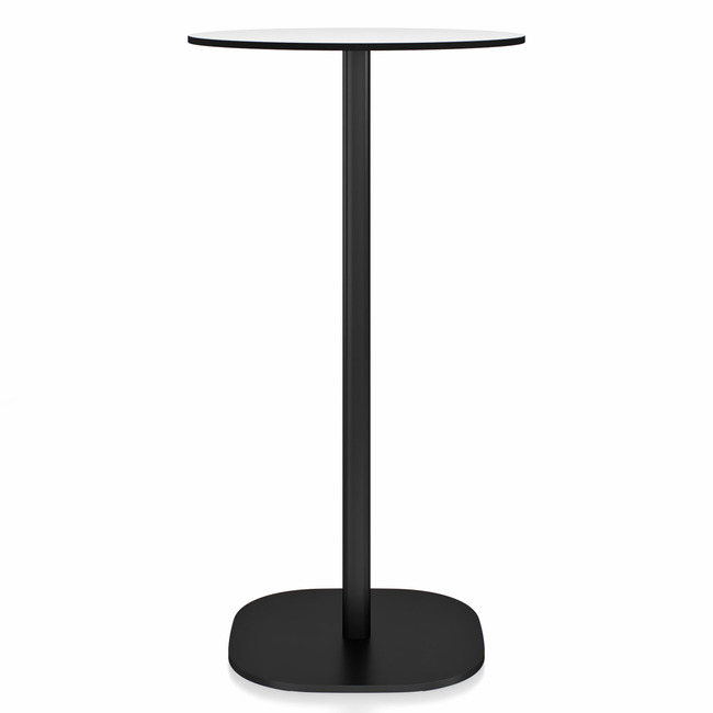 2 Inch Flat Base Bar Round Table by Emeco