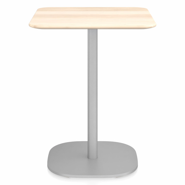 2 Inch Flat Base Square Cafe Table by Emeco