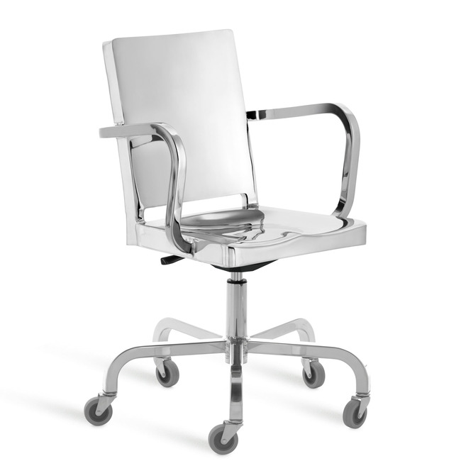 Hudson Swivel Armchair by Emeco