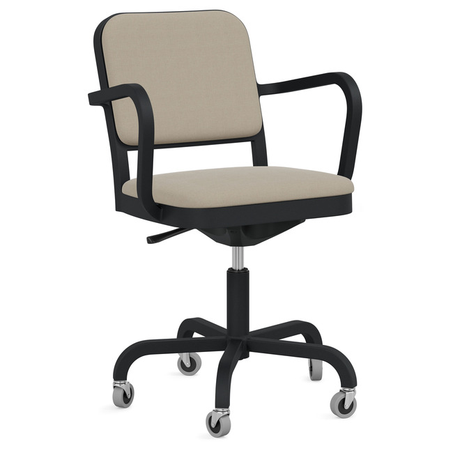 Navy Officer Swivel Armchair by Emeco