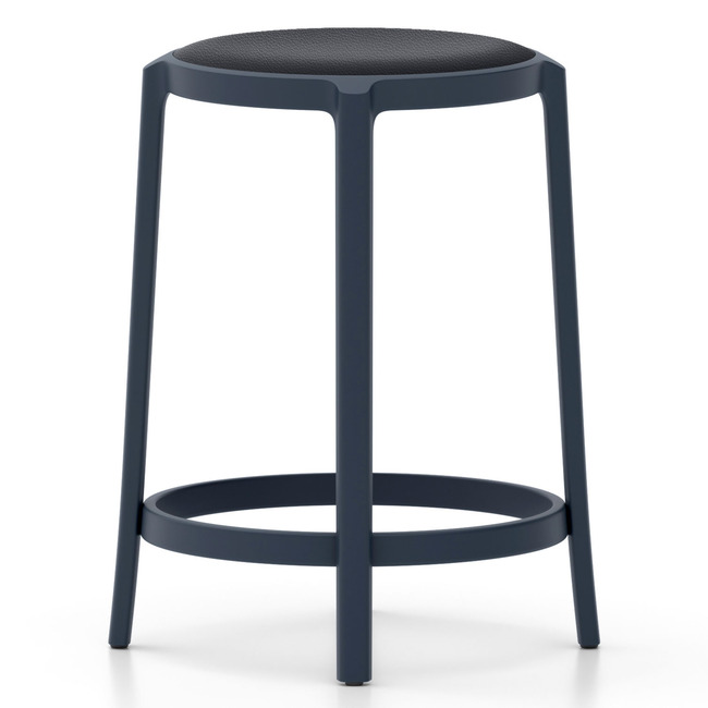 On & On Upholstered Bar/ Counter Stool by Emeco